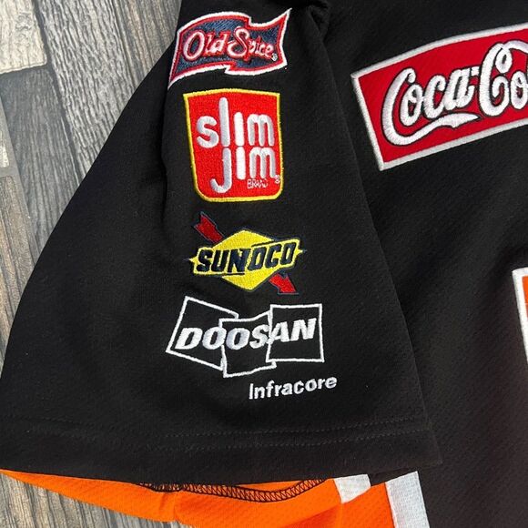 🏎️🔥 Vintage Chase Authentics NASCAR T. Stewart #20 Home Depot Jersey Sz S - EU - Picture 5 of 13